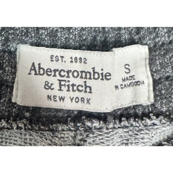 Abercrombie & Fitch Y2K Sporty Sweat Micro Booty Mini Shorts Gym Lounge Sz S - Picture 4 of 6